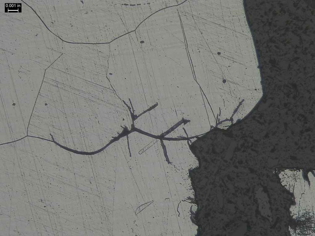 Image of Stress Corrosion Cracks at 200x 3